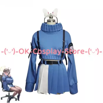 Костюм для косплея KAZEKURA MOE из игры «Голубой архив», костюм женской одежды, топ, юбка, полный комплект, униформа на Хэллоуин, аниме одежда на заказ