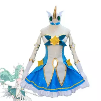 Костюм для косплея LOL Soraka Star Guardian Женский, полный комплект для косплея
