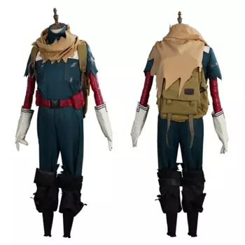 Костюм для косплея My Hero Academy Midoriya Izuku, рюкзак, карнавальная форма, парик, аниме, костюмы для косплея на Хэллоуин, мужской подарок