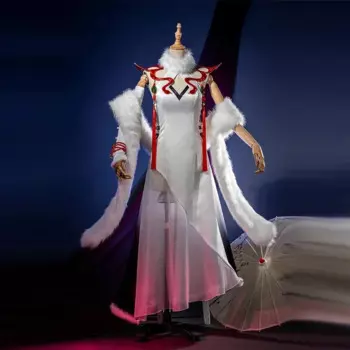 Костюм для косплея Naqia из игры «Дорога в нигде», полный костюм, сексуальное платье, женский китайский Чонсам Unifrom, наряд для вечеринки на Хэллоуин