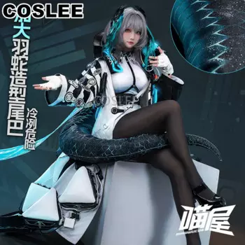 Костюм для косплея рыцарей холехи яка COSLEE, костюм для игры, элегантное платье, Униформа с хвостом, Женский костюм на Хэллоуин