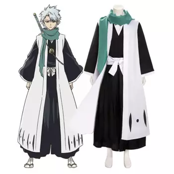 Костюм для косплея Toshiro Hitsugaya, костюм для косплея унисекс из 10 элементов