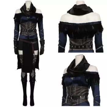 Костюм для косплея Yennefer на Хэллоуин, фантастический костюм, Маскировка для женщин и девушек, одежда для ролевых игр, средневековые женские костюмы, карнавальный костюм