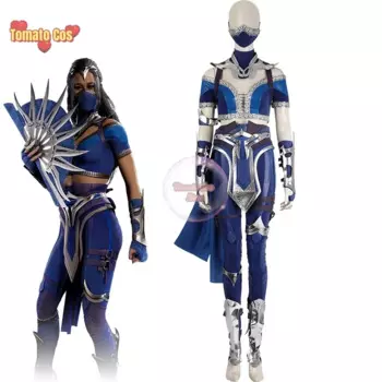 Костюм Kitana Cosplay Mortal Kombat 1, сексуальный женский короткий топ и штаны, полный комплект, униформа воина ниндзя, костюм на Хэллоуин, карнавал, женский