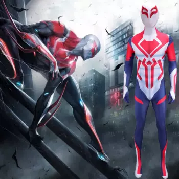 Костюм супергероя 2099 Человек-паук, комбинезон зентай для косплея, комбинезон из спандекса, костюм на Хэллоуин для взрослых и детей, костюм аниме