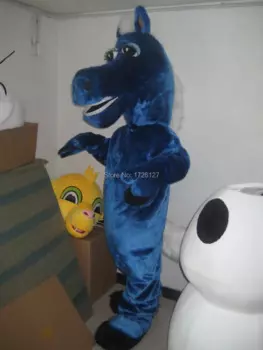Костюм-талисман голубой, оригинальный костюм, косплей комплект mascotte, тематическое маскарадное платье, карнавальный костюм