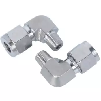 Кованый угловой фитинг из нержавеющей стали 304/316, BSPT, 6-12 мм