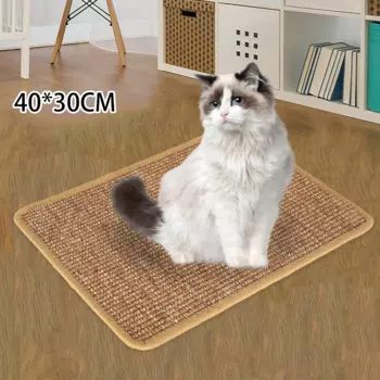 Ковер Когтеточка для кошек Сизаль, сизалевая ткань Большой 30x40 см Когтеточка для кошек Когтеточка для кошек Настенные когтеточки для домашней кошки