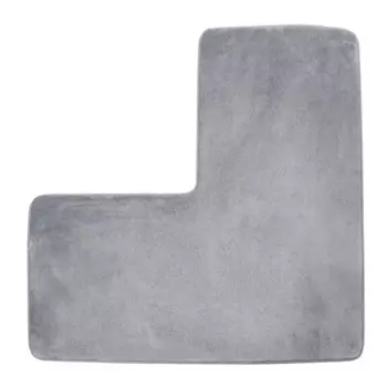 Коврик для ванной CN HUBEI синий микрофибра 80x80x40 см