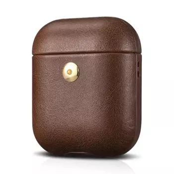 Кожаная сумка Crazy Horse для Apple AirPods Bluetooth, кожаный чехол для беспроводных наушников Air Pods 2, чехол для зарядного устройства, чехлы