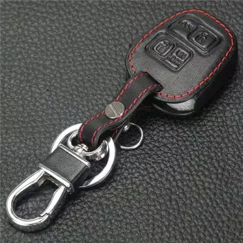 Кожаный брелок jingyuqin для Lexus ES GX Toyota RAV4 Camry Highlander Corolla Prado Avensis Yaris Auris, 2-кнопочный корпус автомобильного ключа