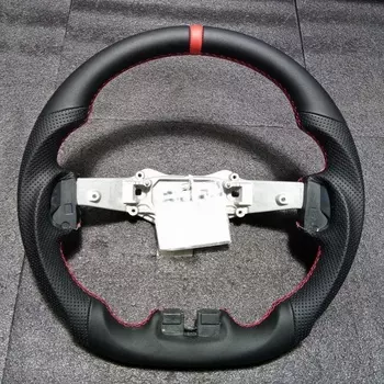 Кожаный руль с подогревом для Jeep Wrangler 2011 2012 2013 2014 2015 2016 2017, автомобильный руль, автомобильные аксессуары
