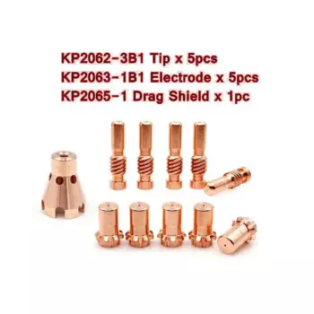 KP2062-3B1 WSP-24010 Плазменные насадки KP2062-3B1 Электроды KP2063-1B1 для ProCut 20 55 80 Аксессуары для медного плазменного резака