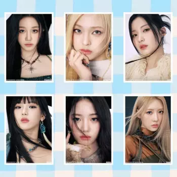KPOP 2 шт. Babymonster Vision фото наклейка постер AHYEON ASA RORA CHIQUITA звёзды периферийные RUKA Поклонники декоративные картины