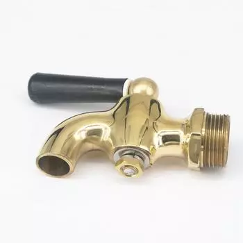 Кран для горячей воды из латуни 3/4" BSP