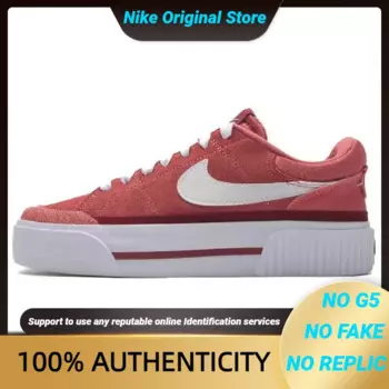 Красные женские кроссовки Nike Court Legacy