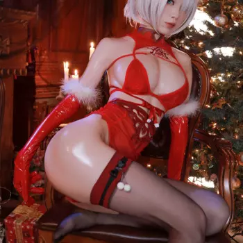 Красный костюм для косплея Nier Automata Yorha 2B, сексуальный Снежный костюм, костюм для игр, Женские Костюмы для ролевых игр, нарядное платье для вечеринки на Хэллоуин для девушек