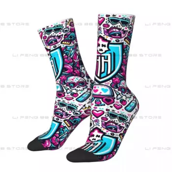 Красочные мужские и женские носки Monster High Новинка для улицы Весна Лето Осень Зима чулки подарок