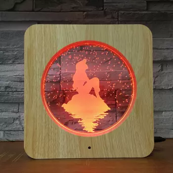 Красота Девушка 3D светодиодный пластиковая Ночник DIY индивидуальная лампа настольная лампа Детские цвета подарок на день рождения Домашний декор Прямая поставка 1447