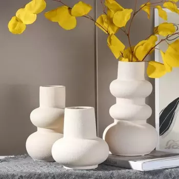Креативная ваза в форме тыквы, керамическая матовая гладкая цветная Jardiniere, домашняя розетка для декоративных цветов, держатель для гидропонных растений