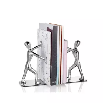 Креативные золотые книжные подставки для мальчиков, 2 шт., книжная полка, настольный органайзер, полка, офисные аксессуары, канцелярские принадлежности