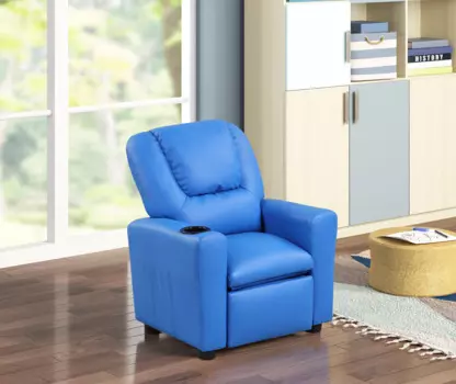 Кресло Marisa Blue из искусственной кожи для детей