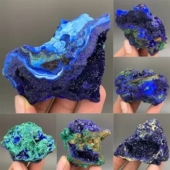 Кристалл азурит малахит