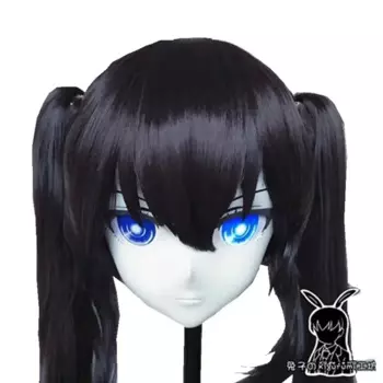 (Кролик 28) Смола Крест Переодевание Красивая Девушка BJD Кукла Маска Мультфильм Аниме ЧЕРНЫЙ РОК SHOOTER Маска Кигуруми Косплей