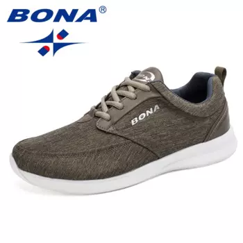 Кроссовки мужские BONA, на шнуровке, в классическом стиле