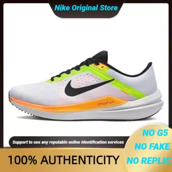 Кроссовки Nike Air Winflo 10, цвет белый/желтый