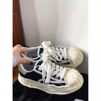 Кроссовки женские на платформе, парусиновые, на шнуровке, удлиняющие, в стиле ретро, повседневная обувь для скейтборда, Прямая поставка