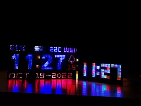 Крутые цифровые часы NTP, настенные часы, украшение для дома, рождественский подарок