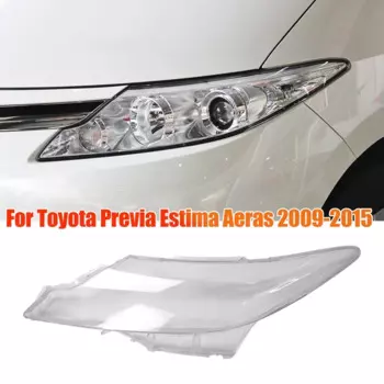 Крышка передней фары, корпус объектива для Toyota Previa/Estima Aeras 2009-2015, прозрачный корпус, абажур