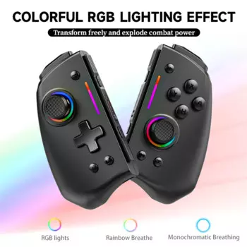 KS42 RGB Joypad автоматический контроллер пробуждения с Bluetooth с соматосенсорной шестиосевой совместимой с переключателем/OLED-ручкой