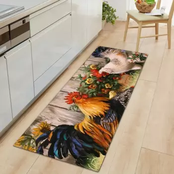 Кухонный коврик из льняной ткани 150x33 см