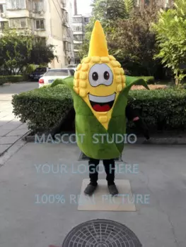 Кукурузная Кукуруза маскарадный костюм персонажа из мультфильма на заказ маскарадный костюм маскоте тематический Карнавальный Костюм Аниме наборы 41334