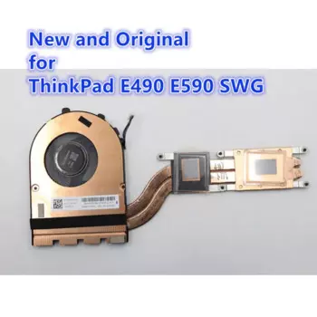 Кулер для ноутбука Lenovo ThinkPad E490 E590, дискретный охладитель для ЦП, 02DL822 02DL823