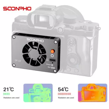Кулер для охлаждения Фотоаппарата Sony Canon FUJI A7M4 ZVE1 A6700 A7C2 ZVE10 ZV1 R5 90D XS10 XT4