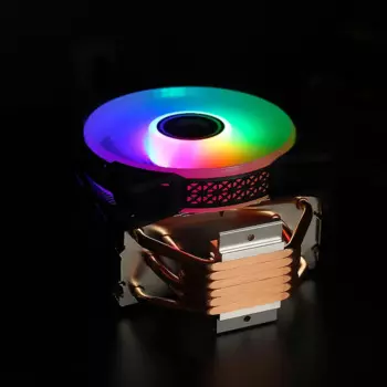 Кулер для процессора EY400, 4 или 6 тепловых трубок, RGB, 120 мм, PWM, 4 контакта, ПК, радиатор, один вентилятор LGA 2011, 1700, 1150, 1151, AM3, AM4, кулер