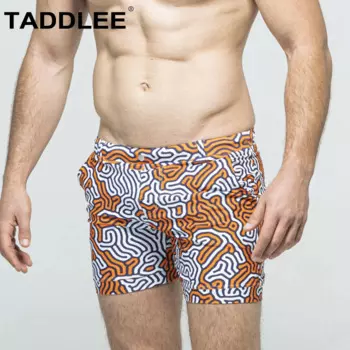 Купальники Taddlee, брифы для плавания, купальные костюмы, плавки, шорты для серфинга