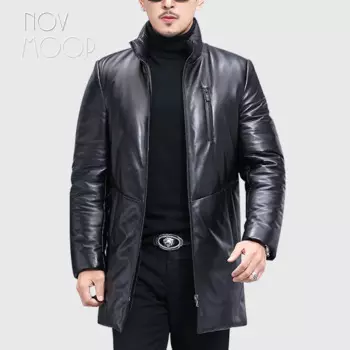 Куртка мужская зимняя из натуральной кожи, LT3378