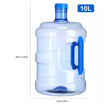 Кувшин для воды объемом 10 л, пластиковый емкость для воды, для офиса, дома и улицы, большая емкость для кемпинга