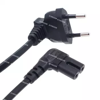 KYMISON Кабель питания переменного тока черный 0,3-3м для Samsung Philips Sony LED TV