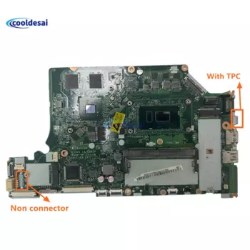 LA-E892P с процессором i3 i5 i7 N16S-GTR-S-A2 GPU 0G/4G-RAM, материнская плата для ACER Aspire