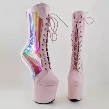LAIJIANJINXIA новые ботильоны на платформе сексуальные экзотические heelless pub Вечерние обувь для танцев на шесте 023