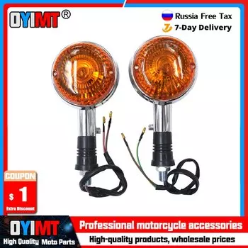 Лампа указателя поворота для мотоцикла YAMAHA XV400 XV1100 XV250 XV535 XV920 XJ700X XJ750 Virago 1000 250 500 Road Star
