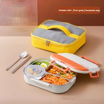 Ланч-бокс Bento из нержавеющей стали 316 для студентов и офисных работников