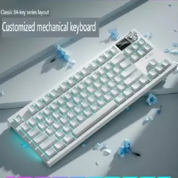 Langtu LT84 Механическая клавиатура 84-клавишная настройка RGB-подсветка Беспроводная/проводная игровая клавиатураske Клавиатура с возможностью горячей замены для геймера