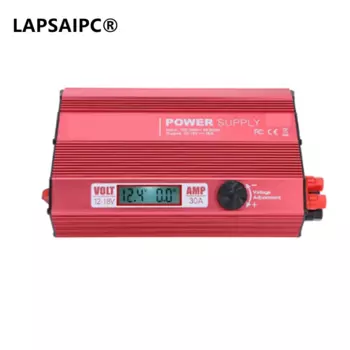 Lapsaipc для SKYRC eFUEL 30A AC 100-240V к DC 12-18V источник питания для радиоуправляемого вертолета, зарядное устройство