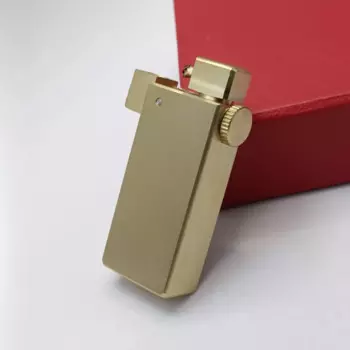 Латунная Классическая керосиновая Зажигалка ручной работы, оригинальная винтажная Зажигалка для масла в традиционном стиле